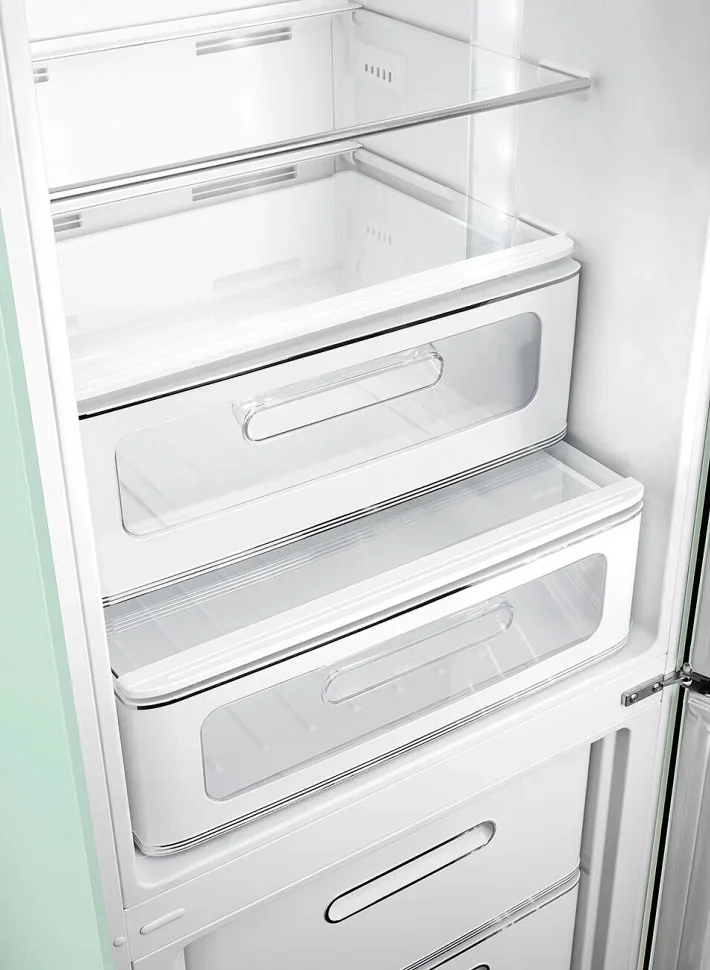 SMEG FAB32RPG6 Отдельностоящий двухдверный холодильник, стиль 50-х годов, 60 см, светло-зеленый, No-
